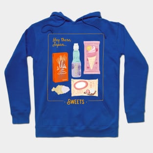 Kawaii Japanese Sweets Snacks Hoodie